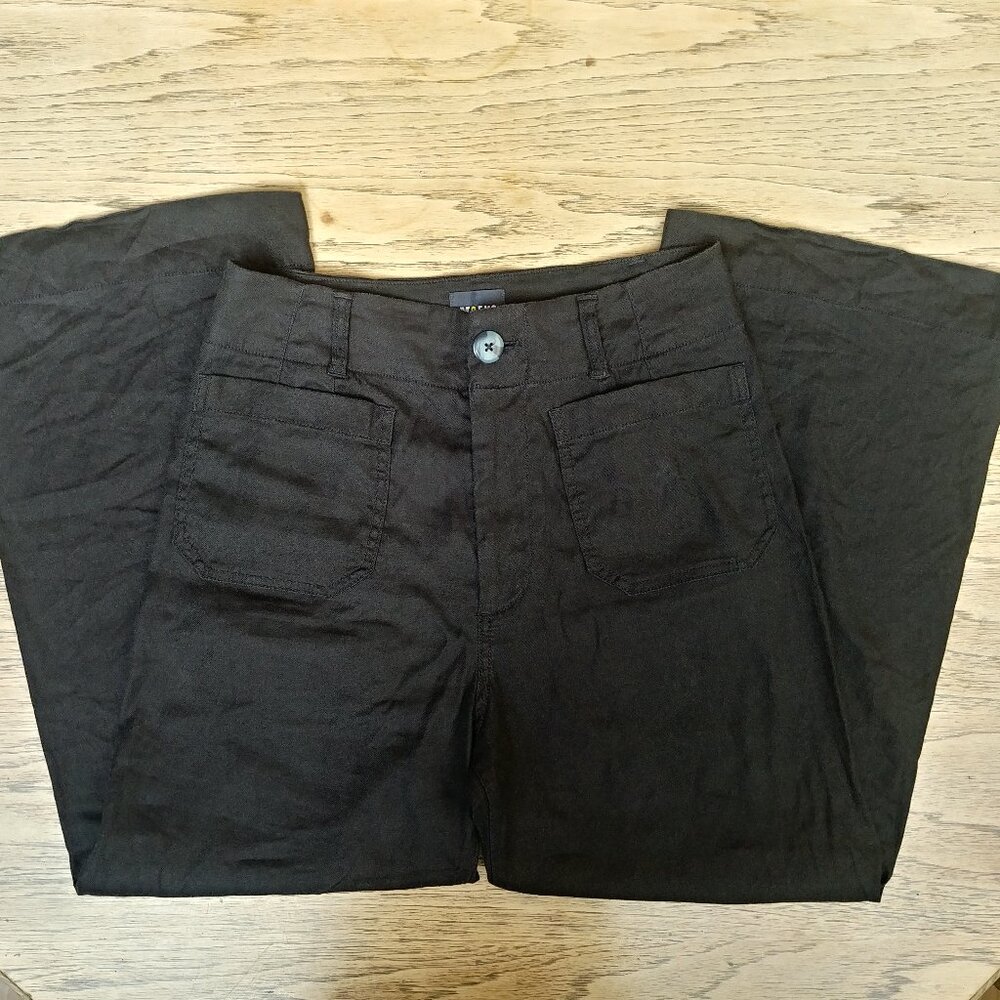 Maeve Black Cropped Pants